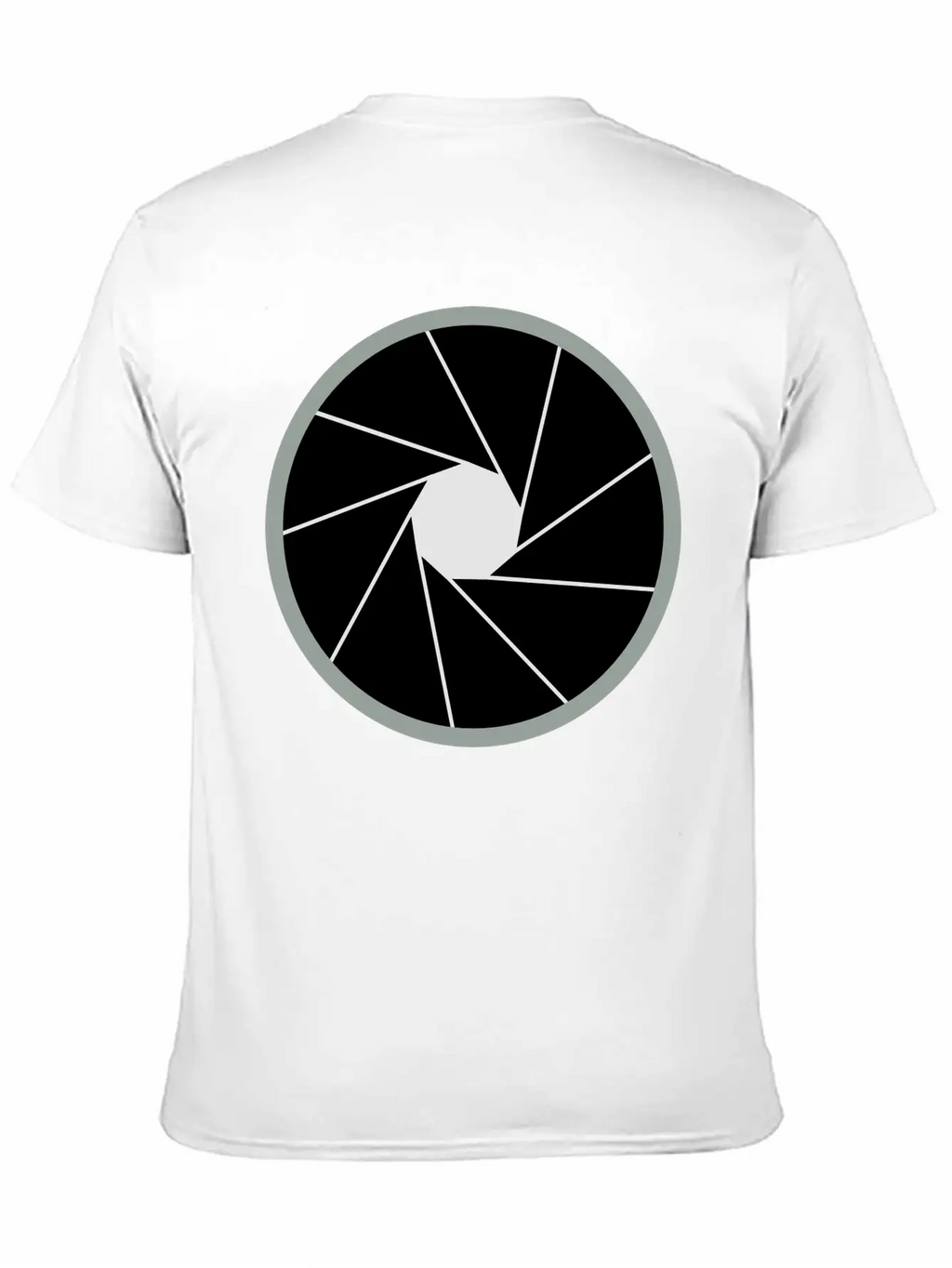 Camera Aperture Unisex Short Sleeve Soft Cotton T-Shirt – Casual Everyday Wear