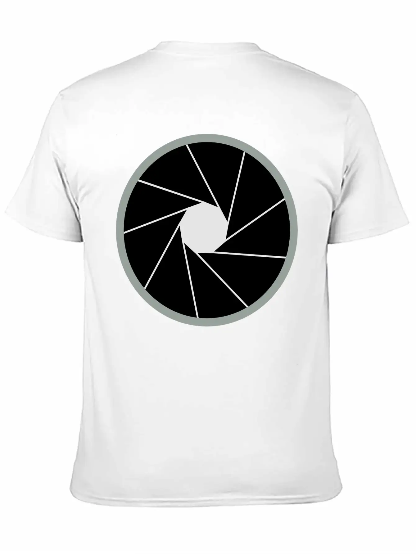 Camera Aperture Unisex Short Sleeve Soft Cotton T-Shirt – Casual Everyday Wear