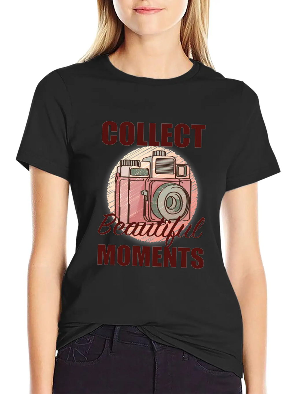 Camera Beautiful Moments Stylish Everyday T-Shirt – Unisex Basic Cotton Tee