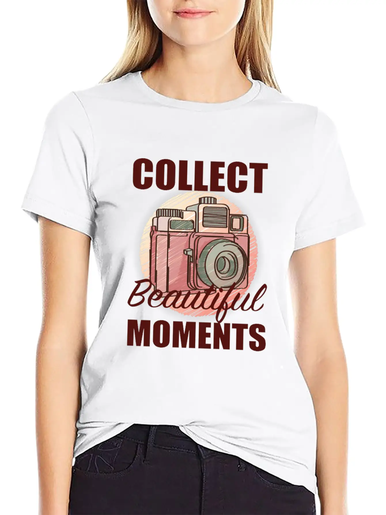 Camera Beautiful Moments Stylish Everyday T-Shirt – Unisex Basic Cotton Tee