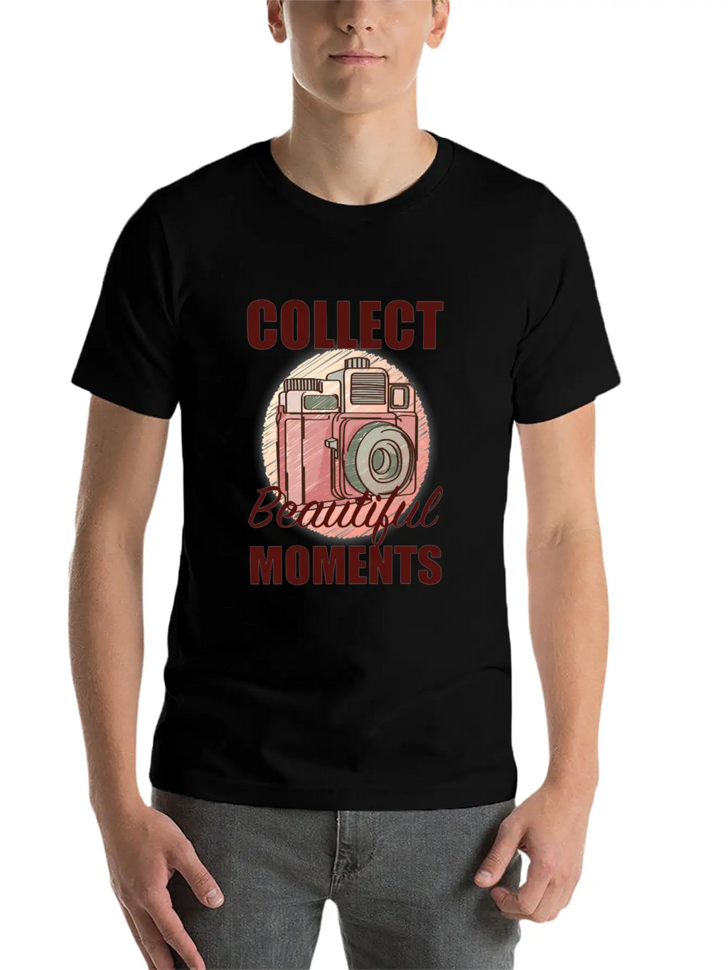 Camera Beautiful Moments Stylish Everyday T-Shirt – Unisex Basic Cotton Tee