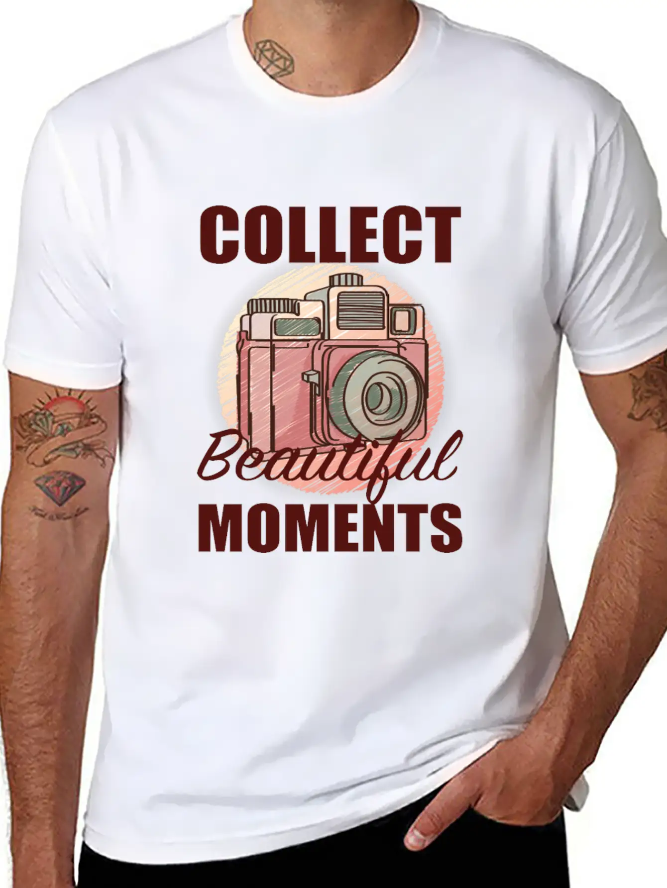Camera Beautiful Moments Stylish Everyday T-Shirt – Unisex Basic Cotton Tee