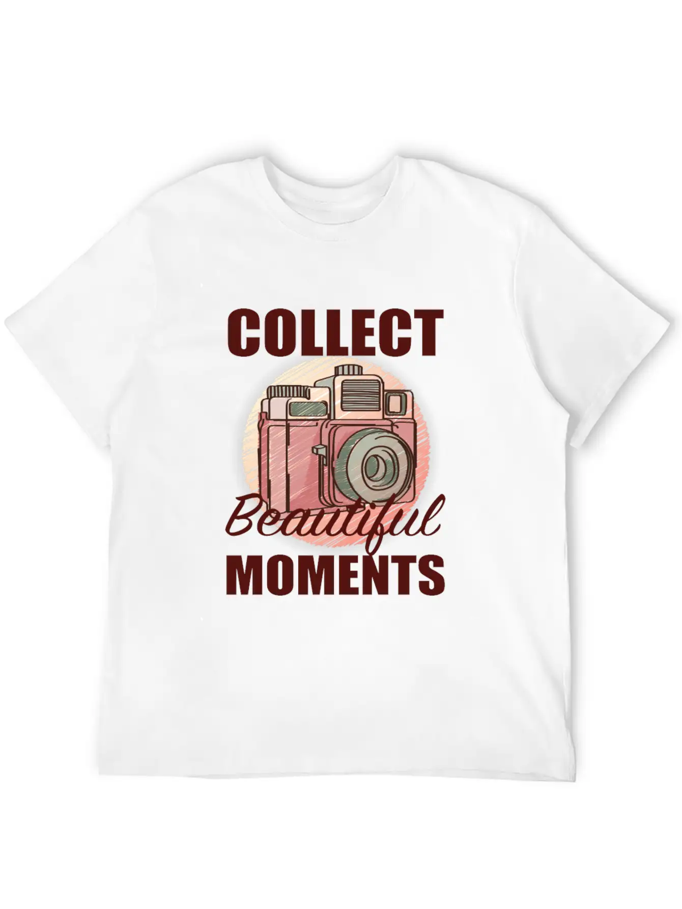 Camera Beautiful Moments Stylish Everyday T-Shirt – Unisex Basic Cotton Tee