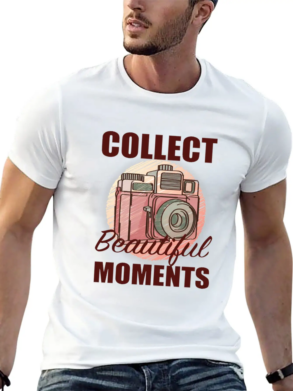 Camera Beautiful Moments Stylish Everyday T-Shirt – Unisex Basic Cotton Tee