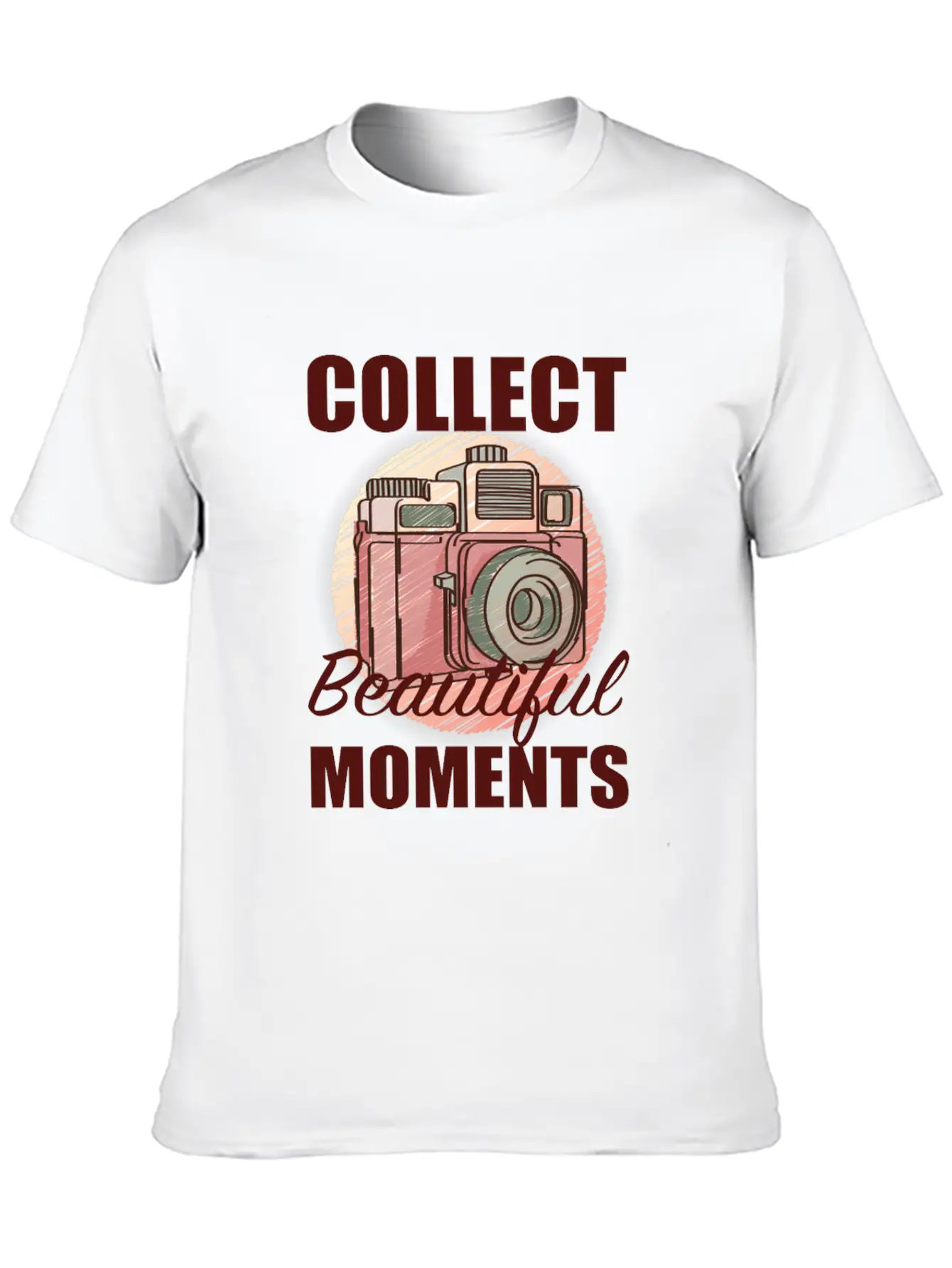 Camera Beautiful Moments Stylish Everyday T-Shirt – Unisex Basic Cotton Tee