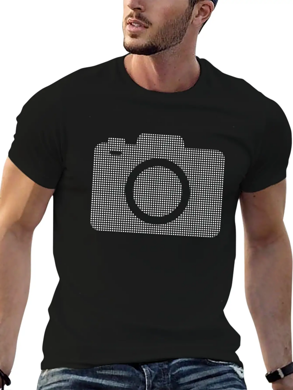 Camera Essential Cotton Tee For Daily Outfits – Unisex Style