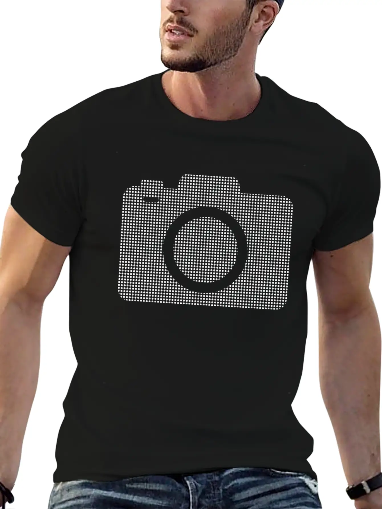 Camera Essential Cotton Tee For Daily Outfits – Unisex Style