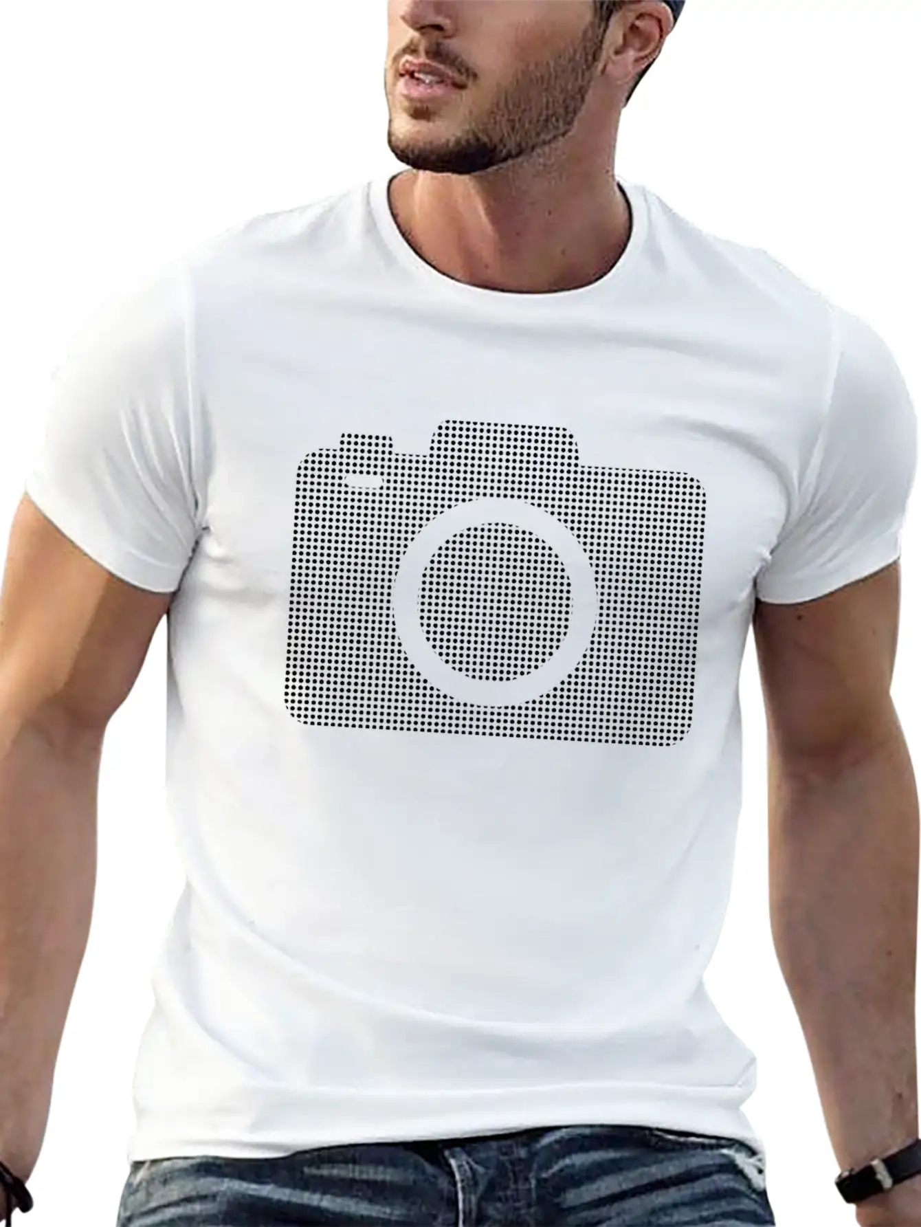 Camera Essential Cotton Tee For Daily Outfits – Unisex Style