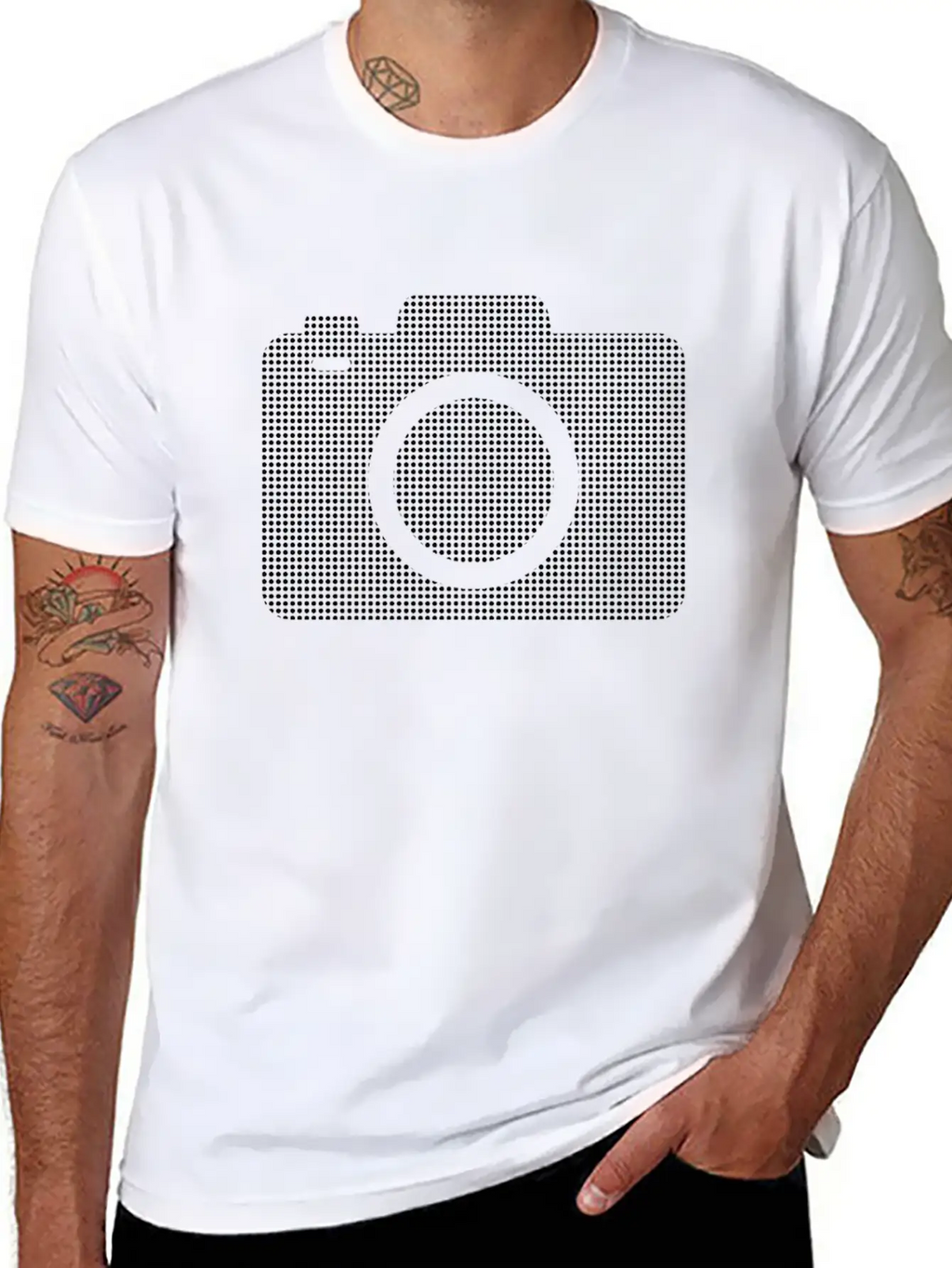 Camera Essential Cotton Tee For Daily Outfits – Unisex Style