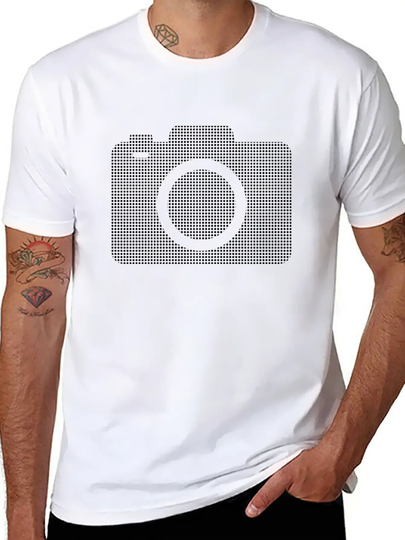Camera Essential Cotton Tee For Daily Outfits – Unisex Style