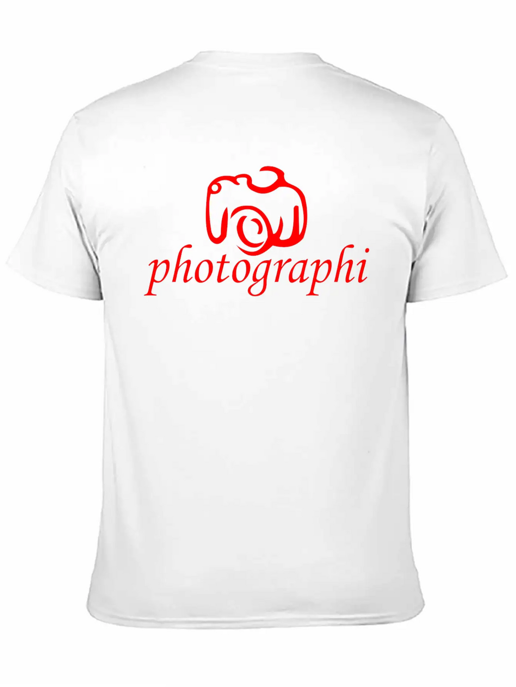 Camera Photo Unisex Short Sleeve Soft Cotton T-Shirt – Casual Everyday Wear