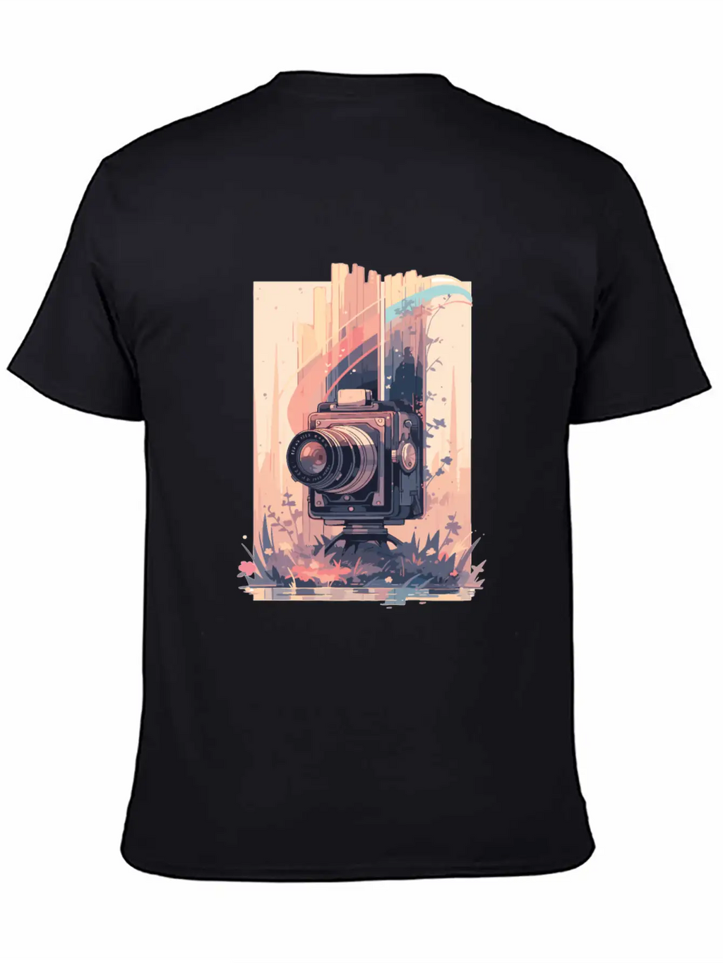 Camera Retro Camera Cameras Analog Unisex Short Sleeve Soft Cotton T-Shirt – Casual Everyday Wear