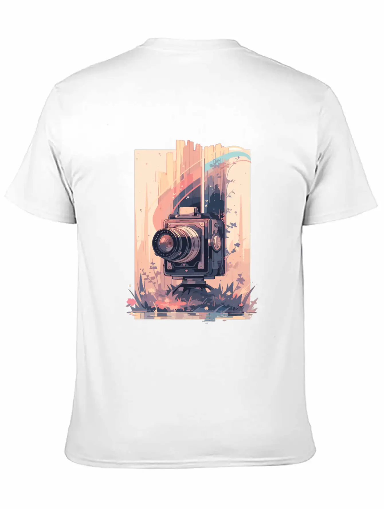Camera Retro Camera Cameras Analog Unisex Short Sleeve Soft Cotton T-Shirt – Casual Everyday Wear