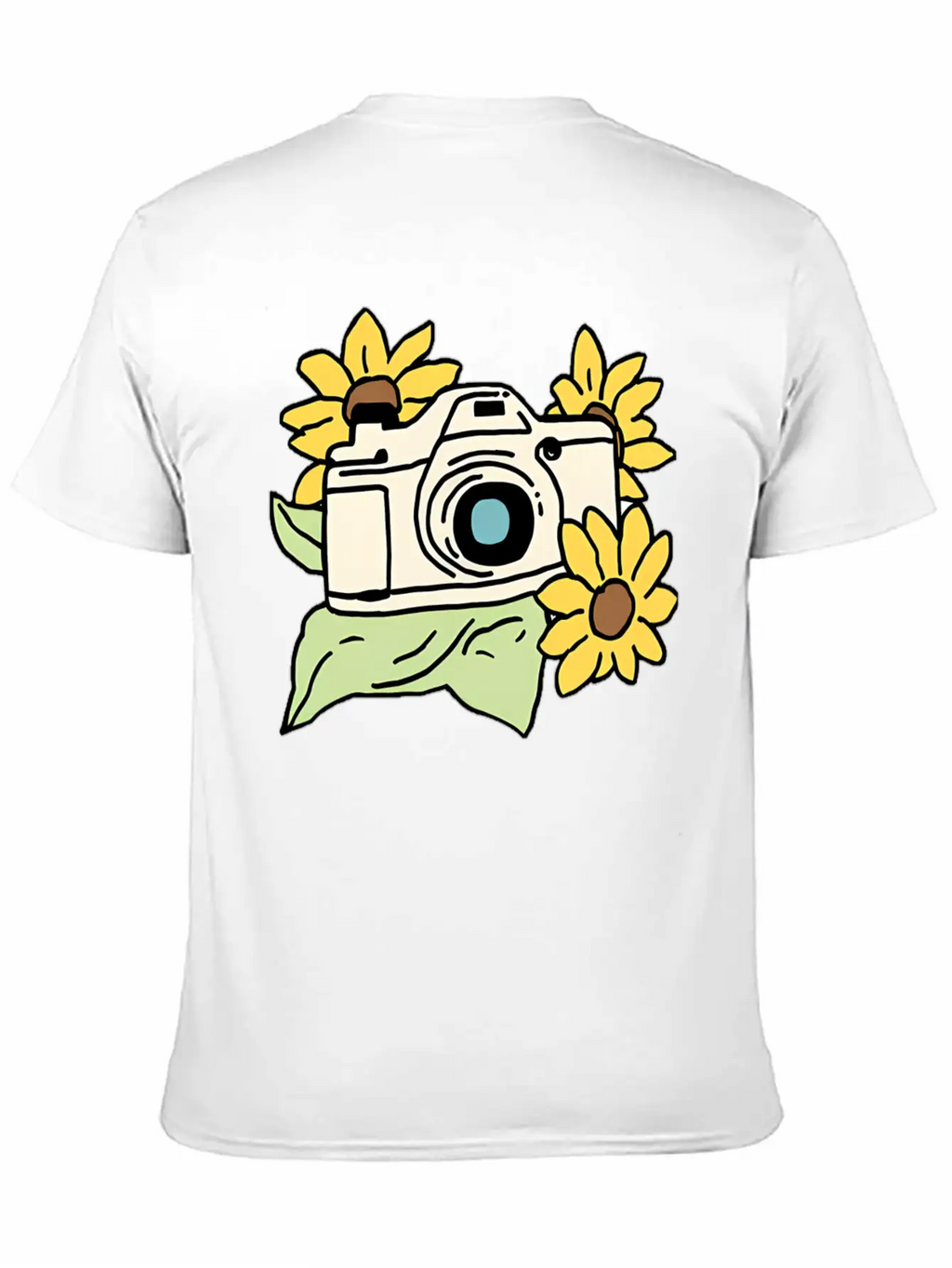 Camera Unisex Casual T-Shirt – Clean Design For Daily Comfort