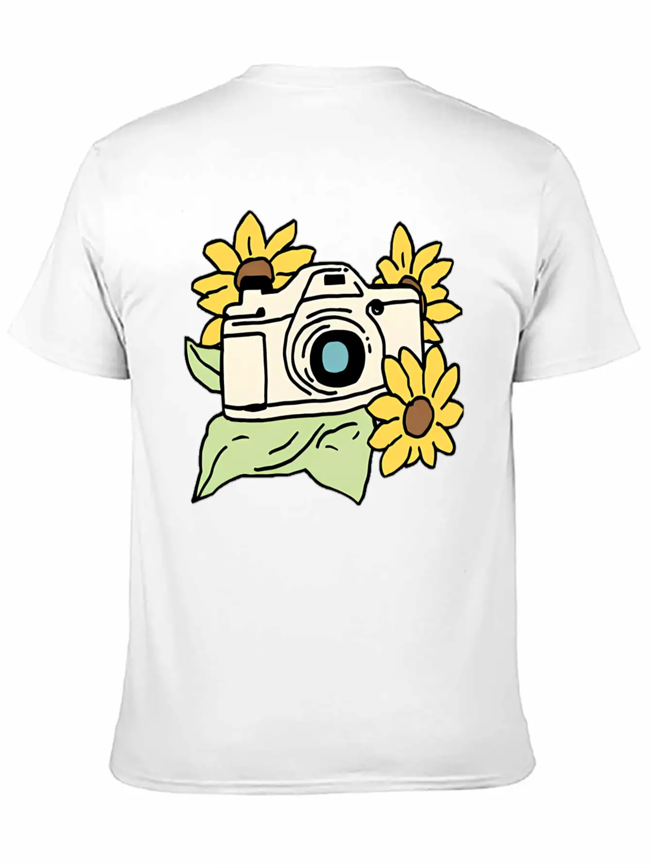 Camera Unisex Casual T-Shirt – Clean Design For Daily Comfort