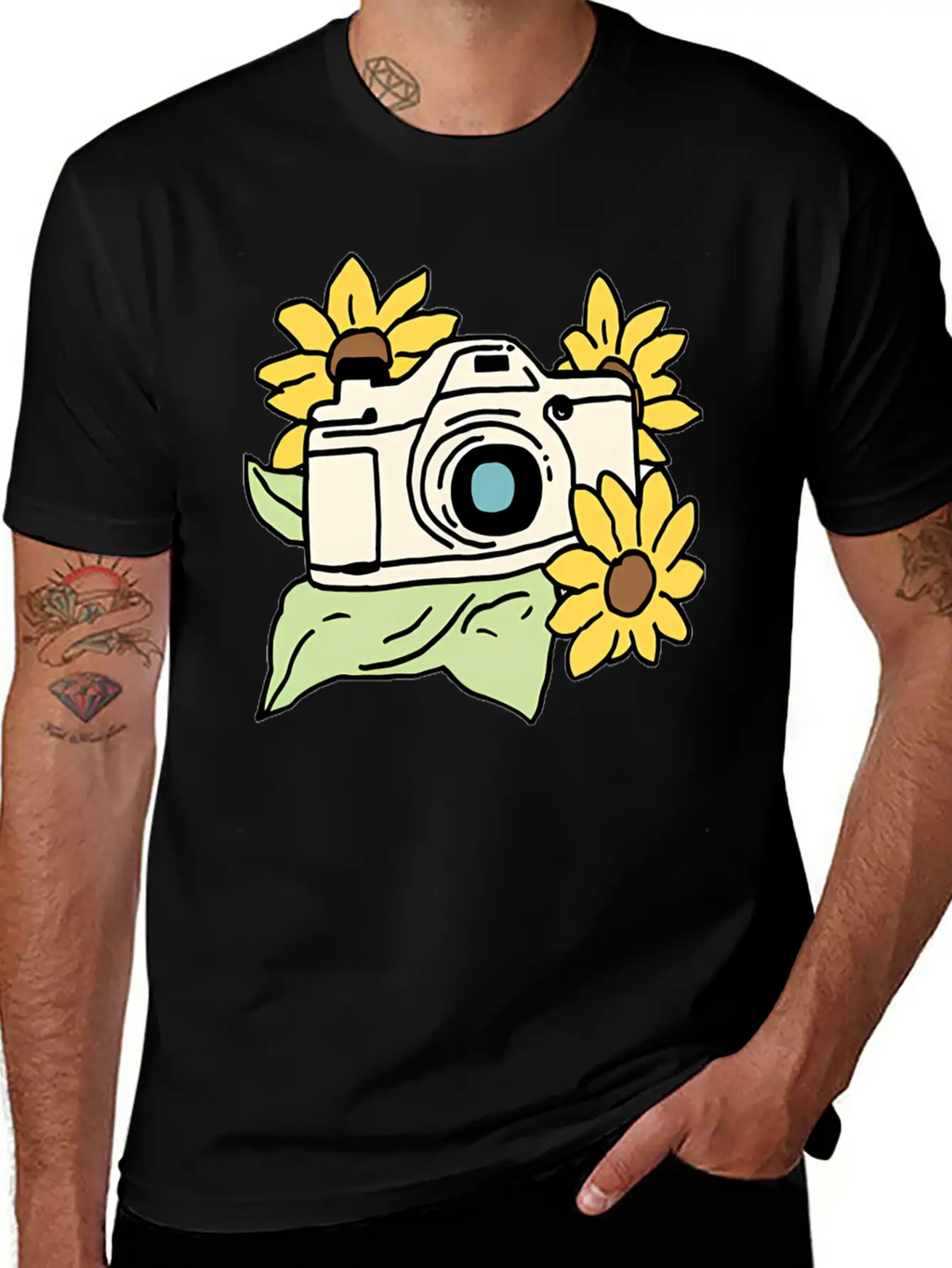 Camera Unisex Casual T-Shirt – Clean Design For Daily Comfort