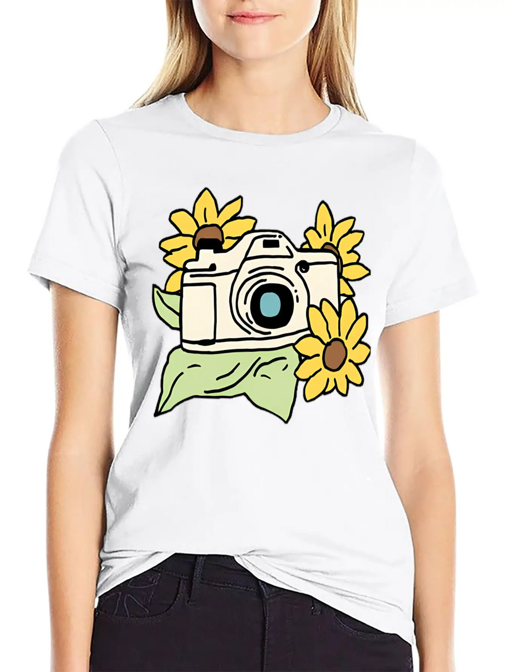 Camera Unisex Casual T-Shirt – Clean Design For Daily Comfort