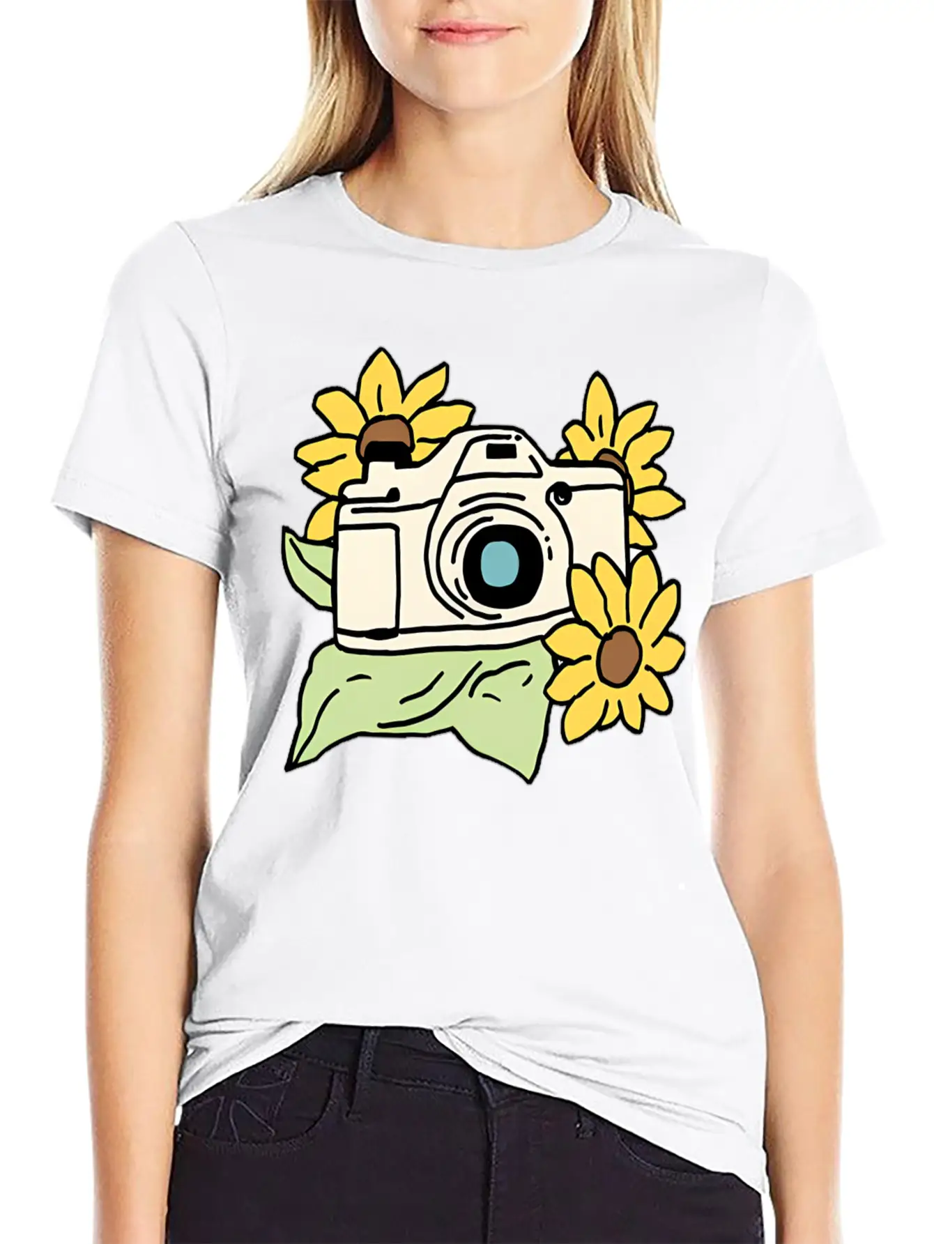 Camera Unisex Casual T-Shirt – Clean Design For Daily Comfort