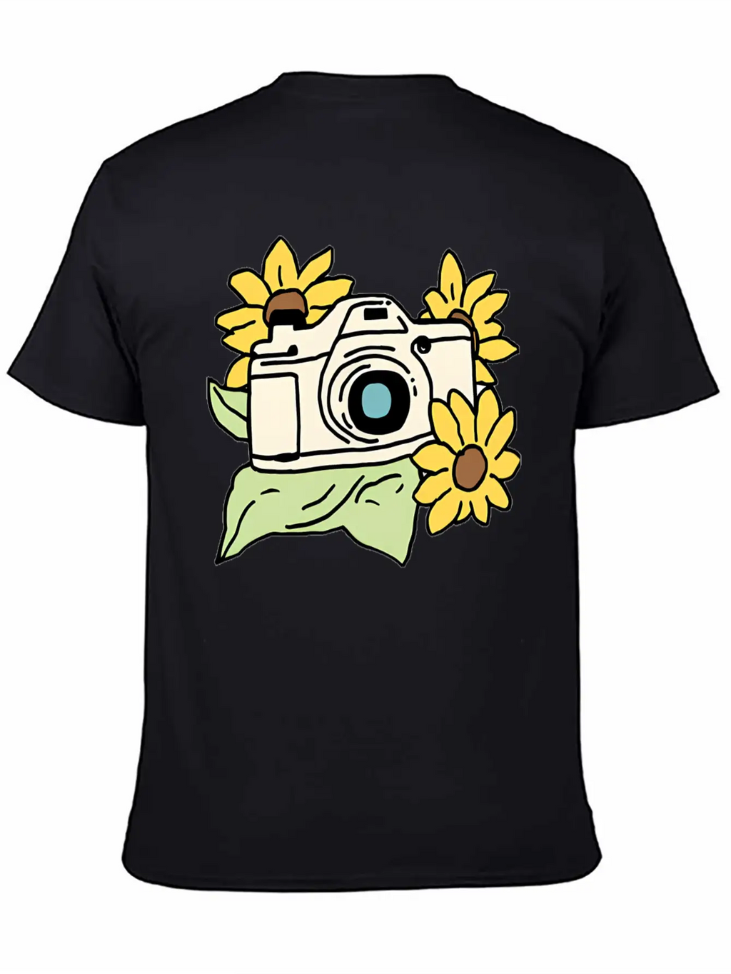 Camera Unisex Casual T-Shirt – Clean Design For Daily Comfort