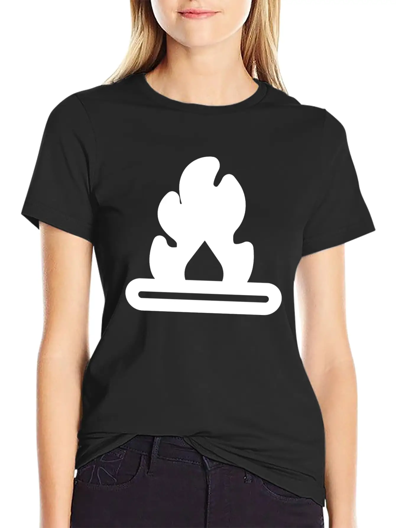 Campfire Classic Fit Graphic Tee For Daily Comfort – Unisex Cotton Shirt