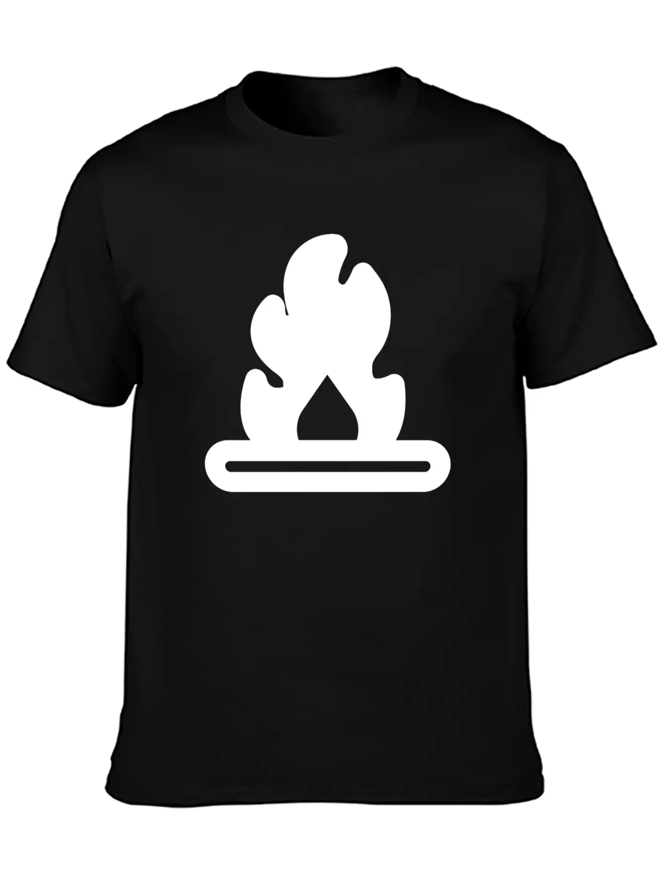 Campfire Classic Fit Graphic Tee For Daily Comfort – Unisex Cotton Shirt