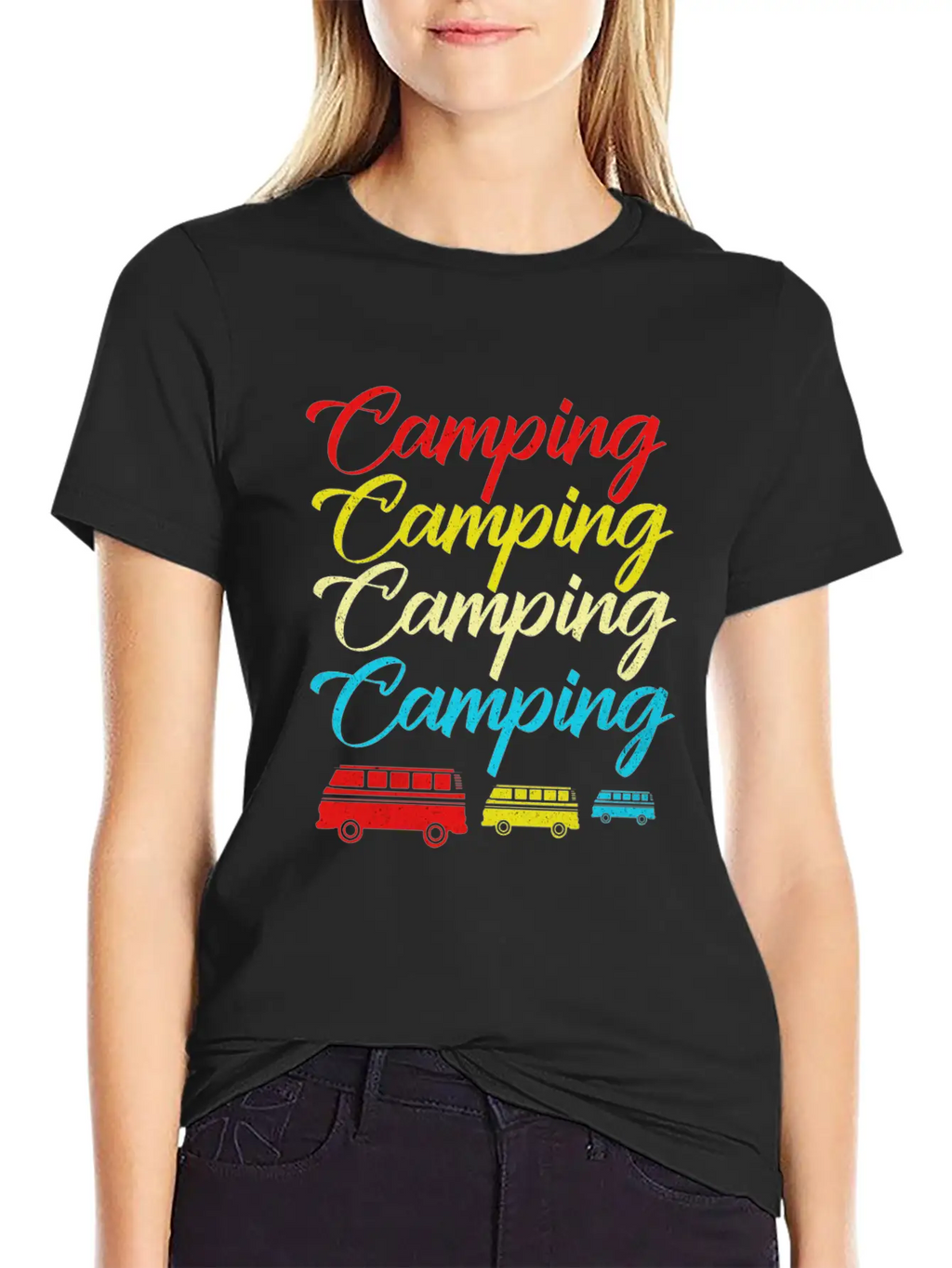 Camping Breathable Soft Cotton T-Shirt – Timeless Casual Look
