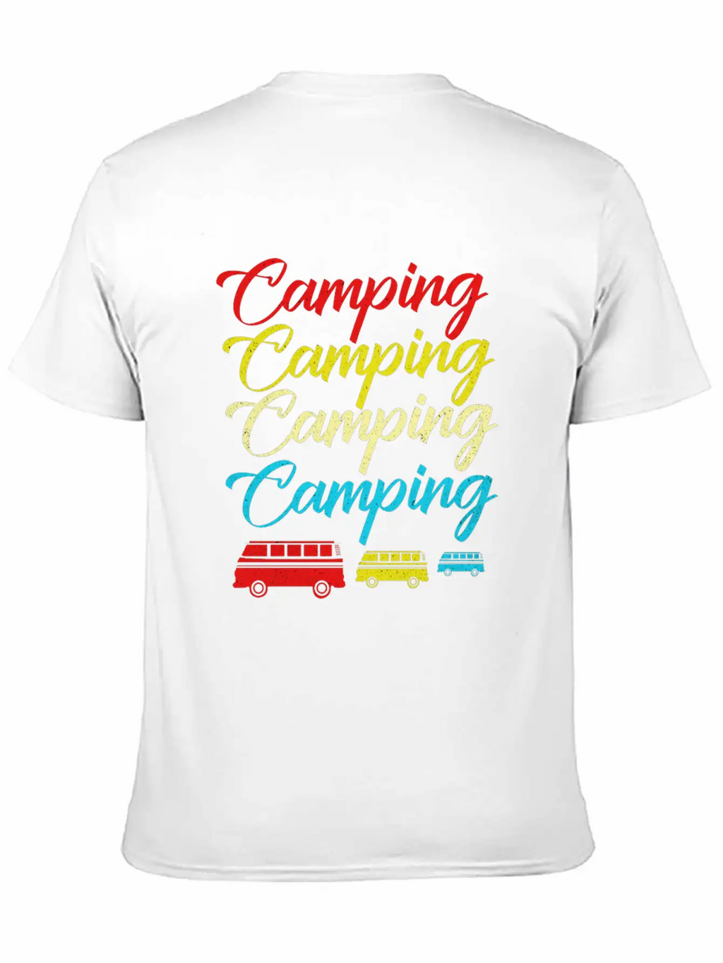Camping Breathable Soft Cotton T-Shirt – Timeless Casual Look