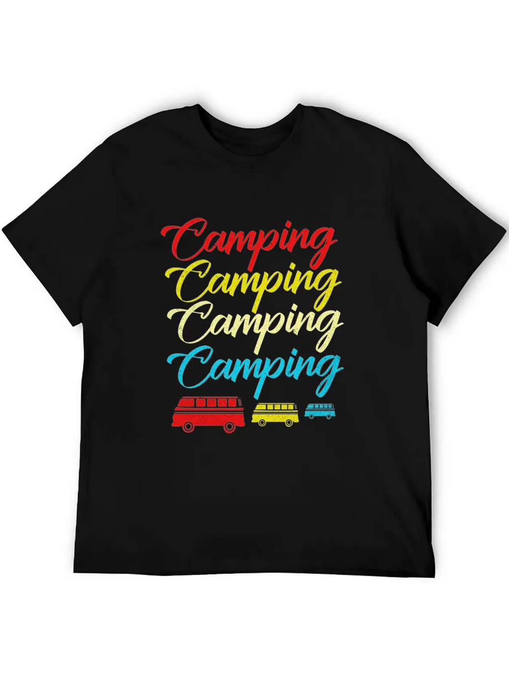 Camping Breathable Soft Cotton T-Shirt – Timeless Casual Look