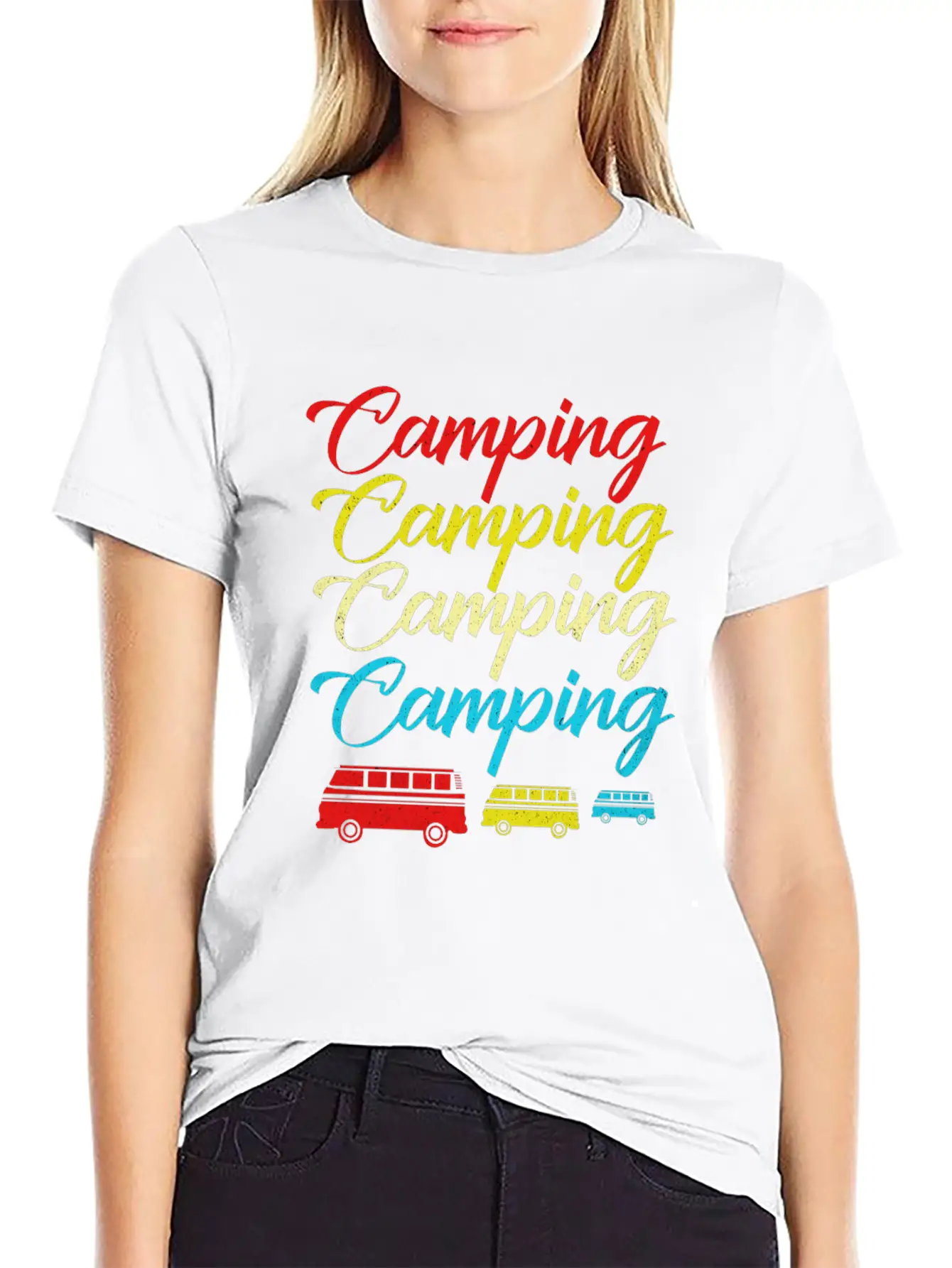 Camping Breathable Soft Cotton T-Shirt – Timeless Casual Look