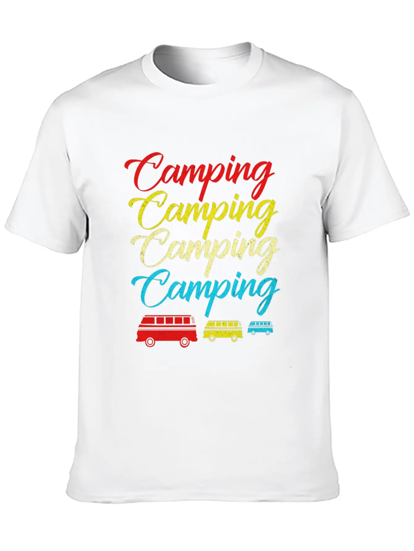 Camping Breathable Soft Cotton T-Shirt – Timeless Casual Look