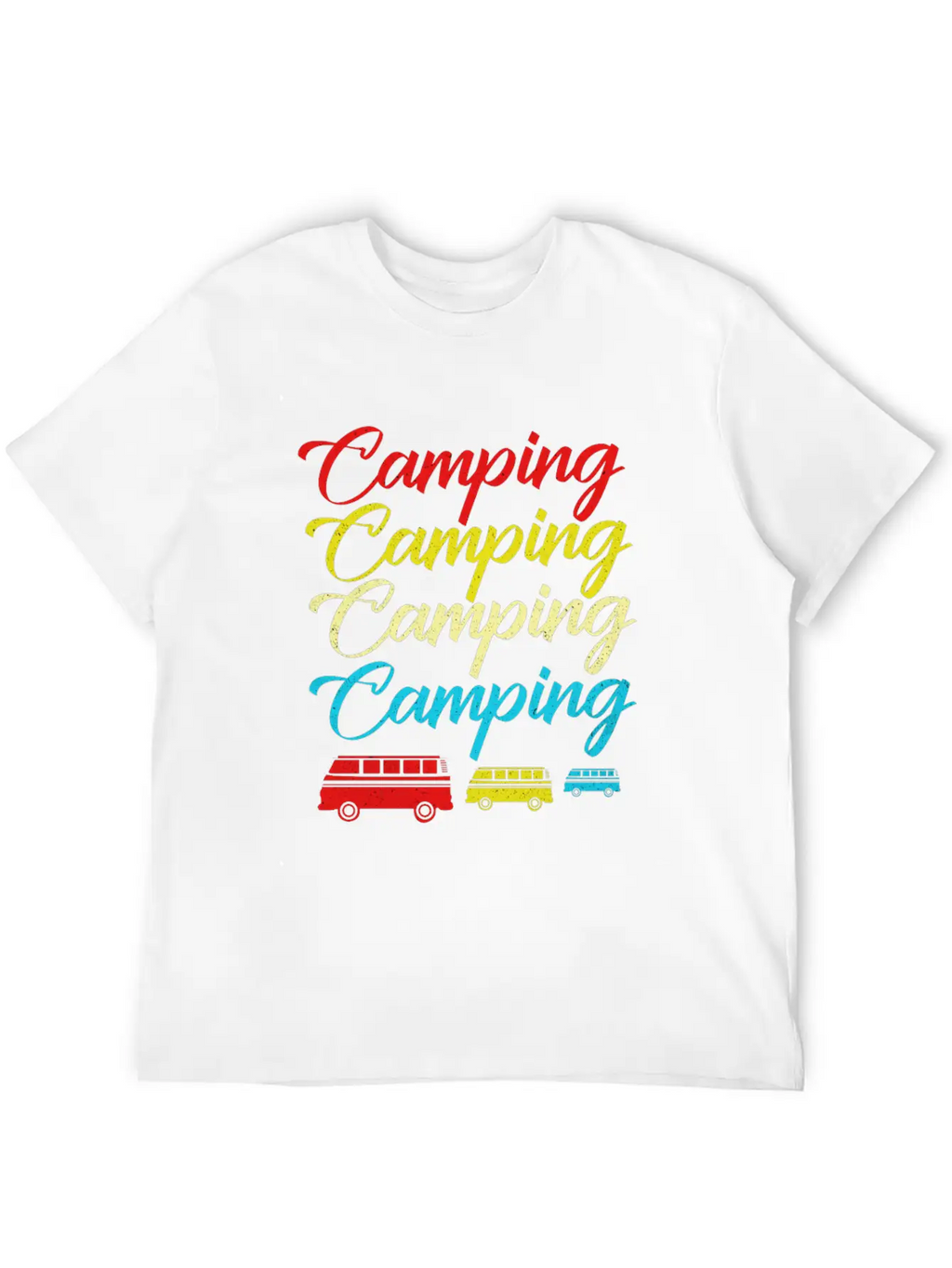 Camping Breathable Soft Cotton T-Shirt – Timeless Casual Look