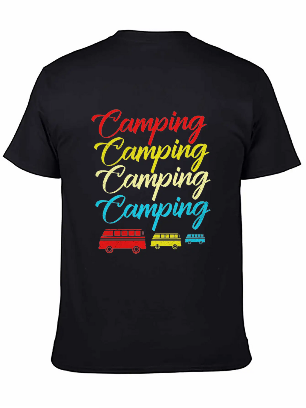 Camping Breathable Soft Cotton T-Shirt – Timeless Casual Look