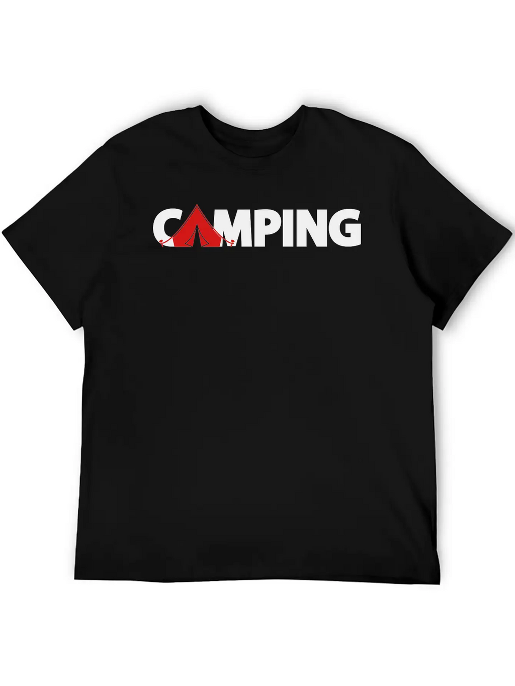 Camping Classic Fit Graphic Tee For Daily Comfort – Unisex Cotton Shirt