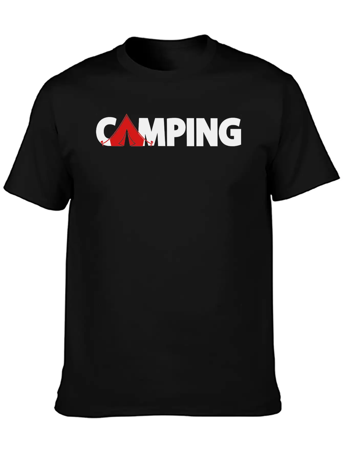 Camping Classic Fit Graphic Tee For Daily Comfort – Unisex Cotton Shirt