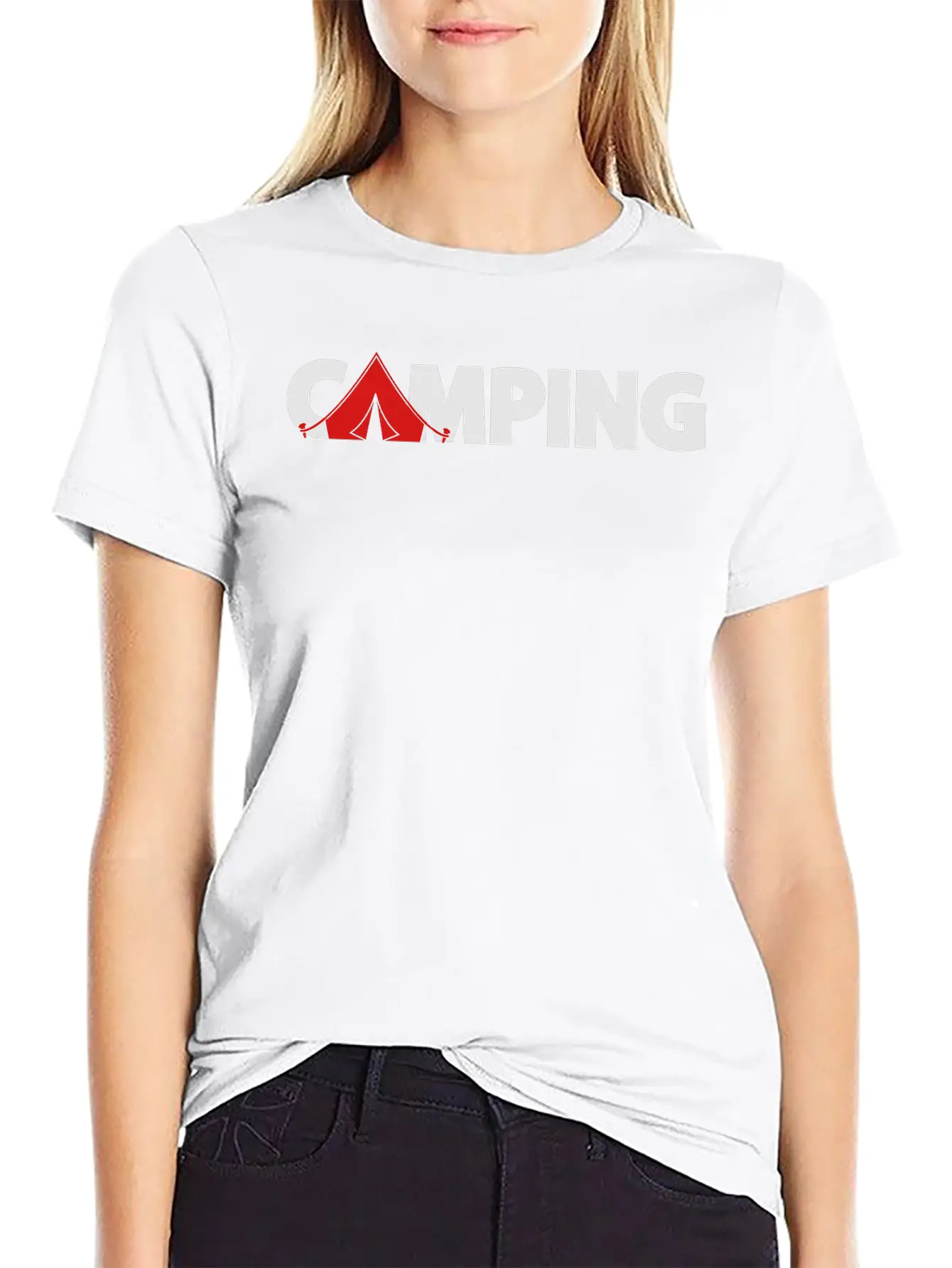Camping Classic Fit Graphic Tee For Daily Comfort – Unisex Cotton Shirt