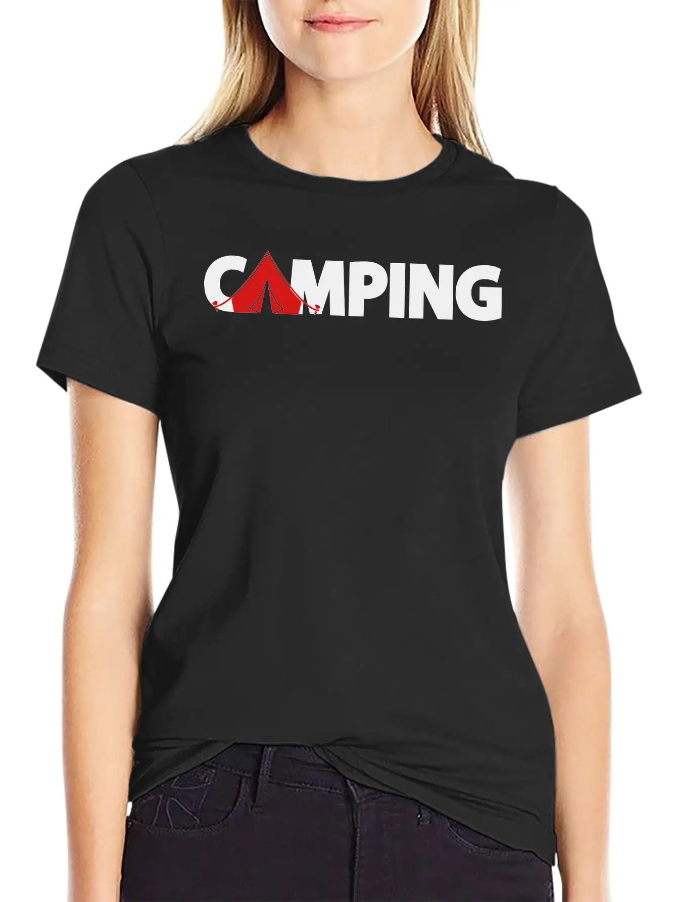 Camping Classic Fit Graphic Tee For Daily Comfort – Unisex Cotton Shirt