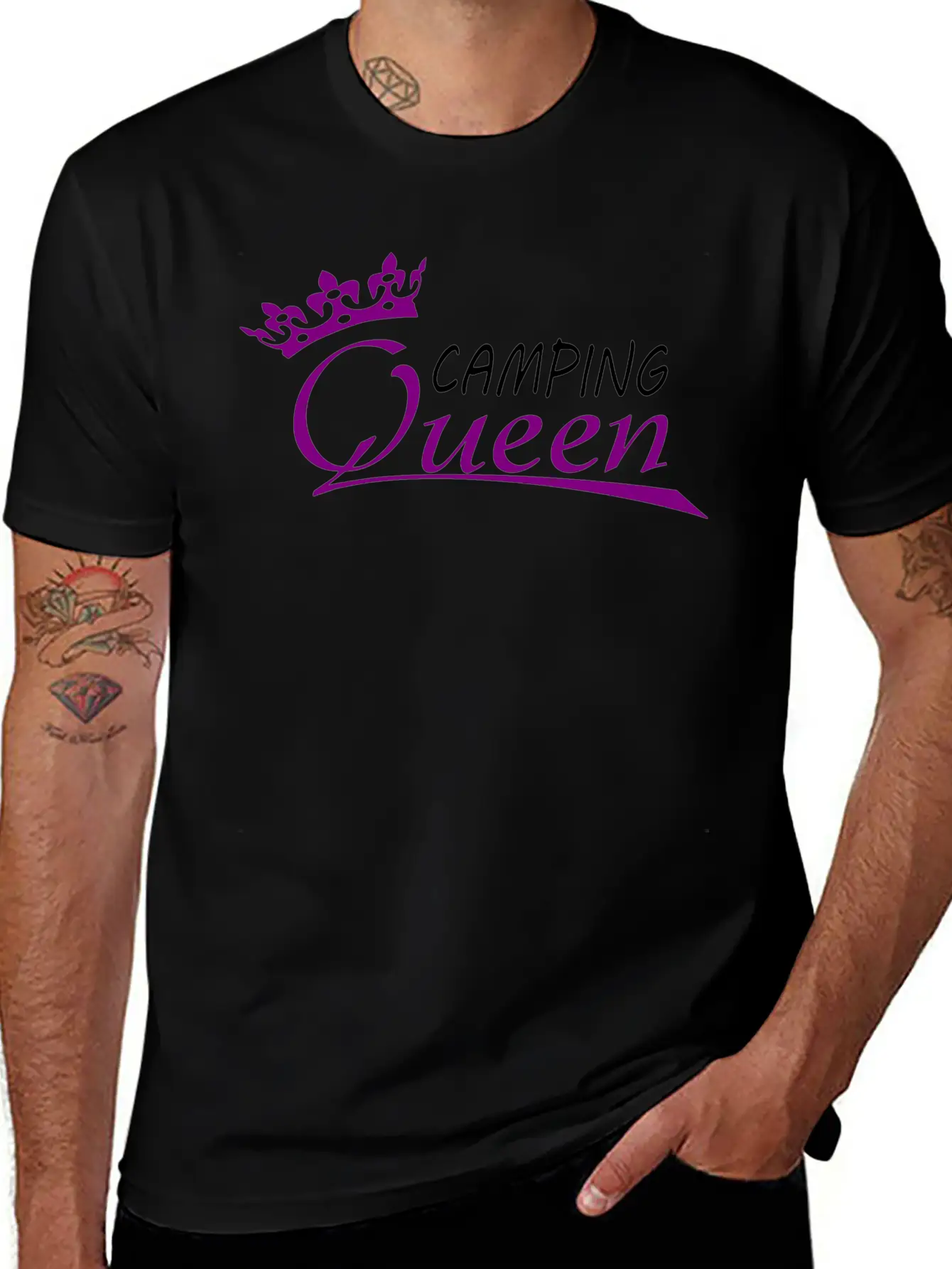 Camping Essential Cotton Tee For Daily Outfits – Unisex Style