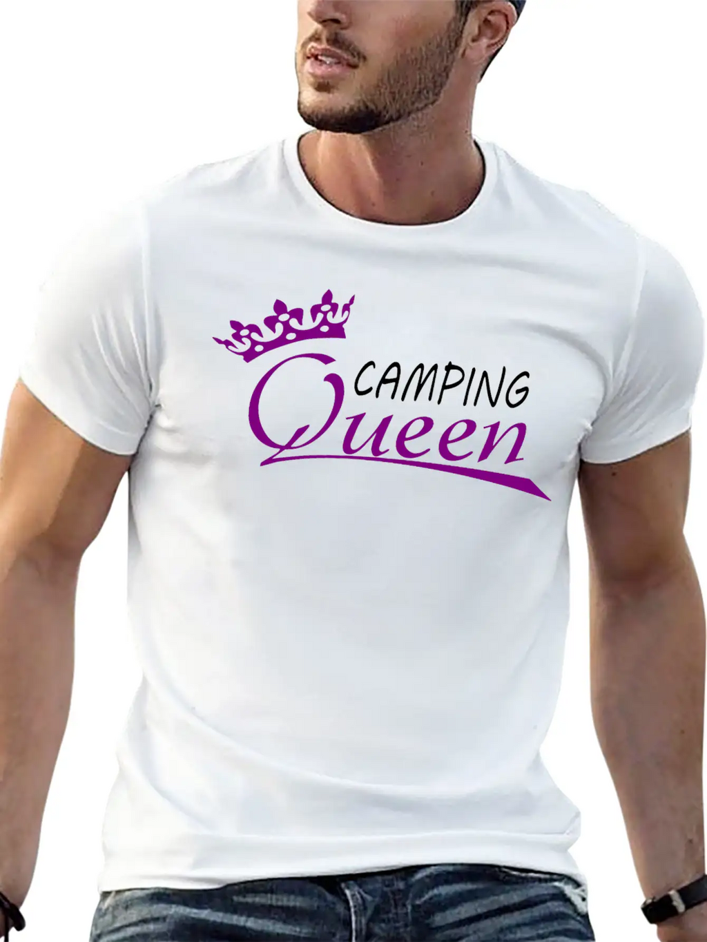 Camping Essential Cotton Tee For Daily Outfits – Unisex Style