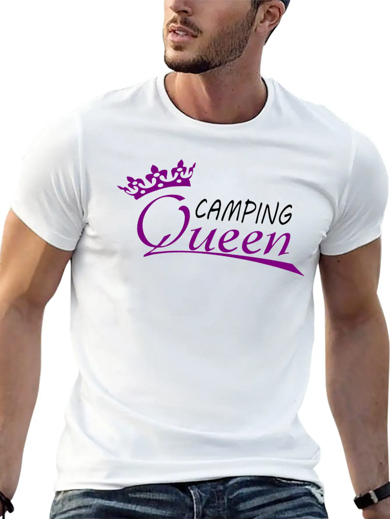 Camping Essential Cotton Tee For Daily Outfits – Unisex Style