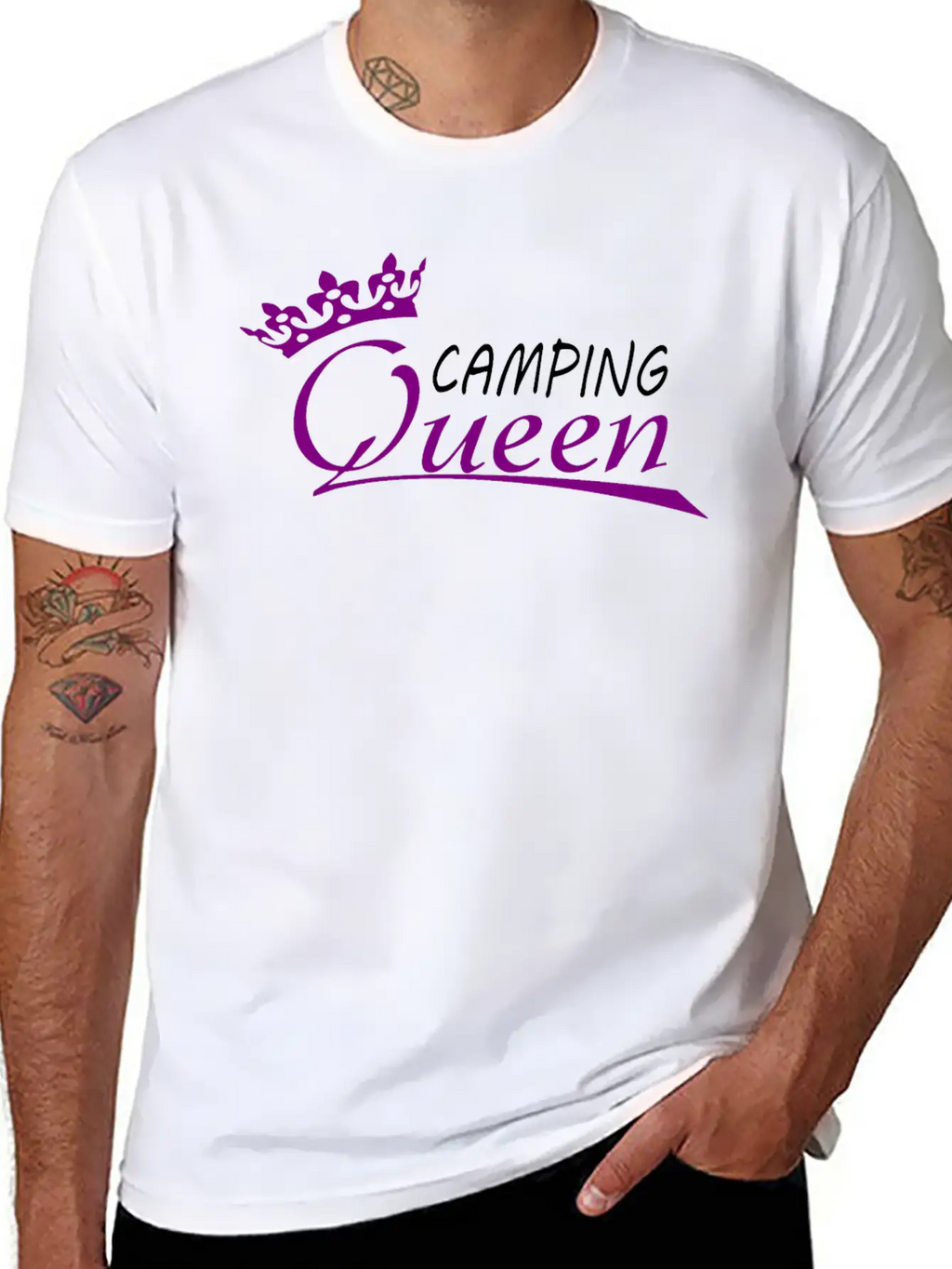 Camping Essential Cotton Tee For Daily Outfits – Unisex Style