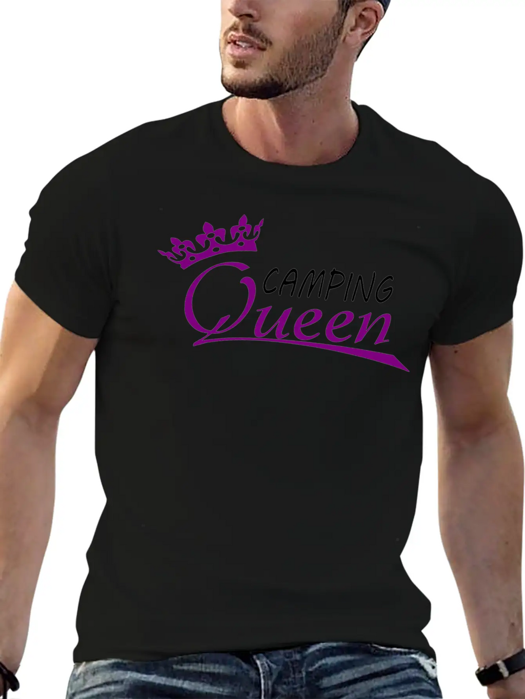 Camping Essential Cotton Tee For Daily Outfits – Unisex Style