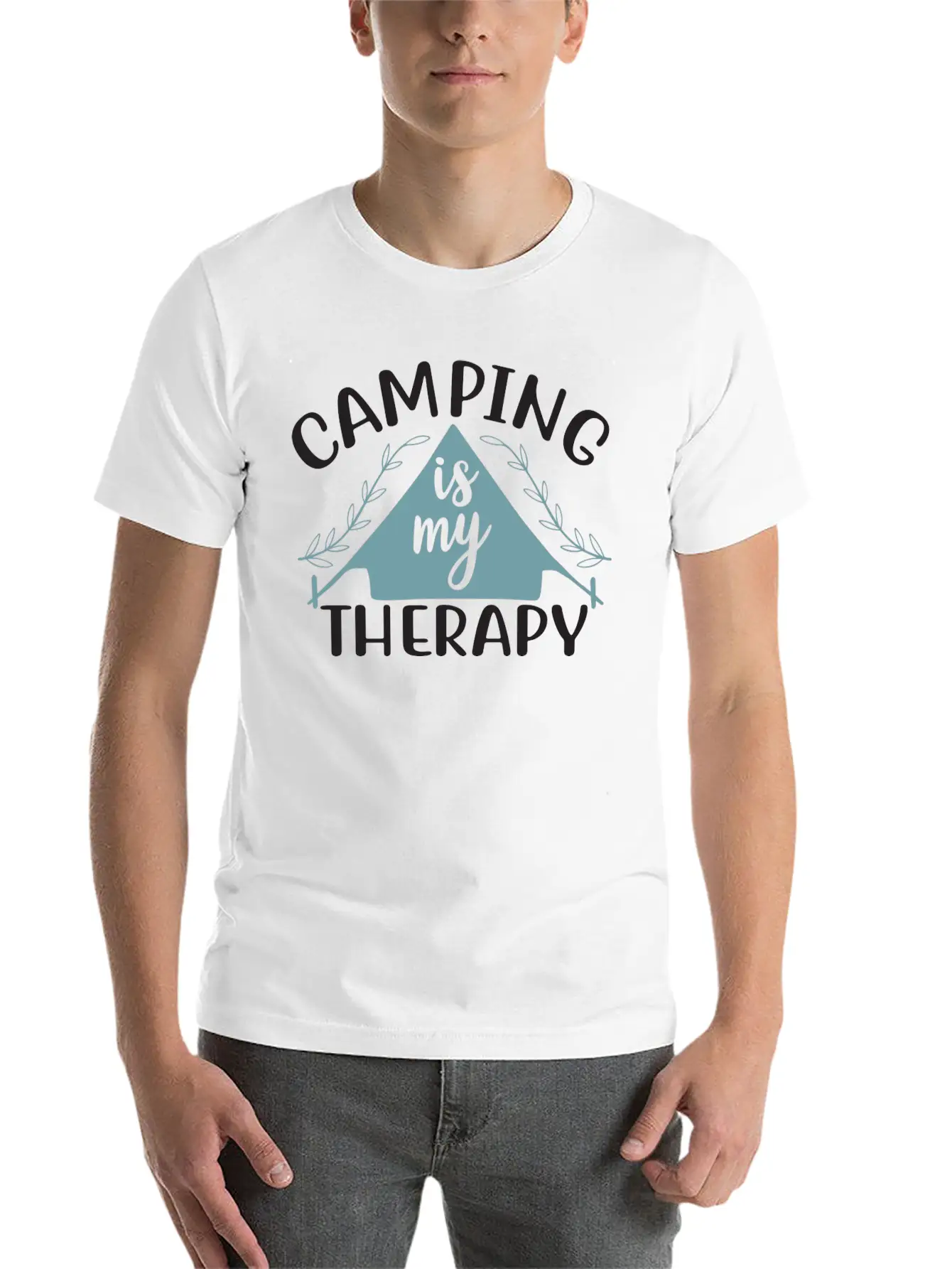 Camping Is My Therapy Essential Cotton Tee For Daily Outfits – Unisex Style