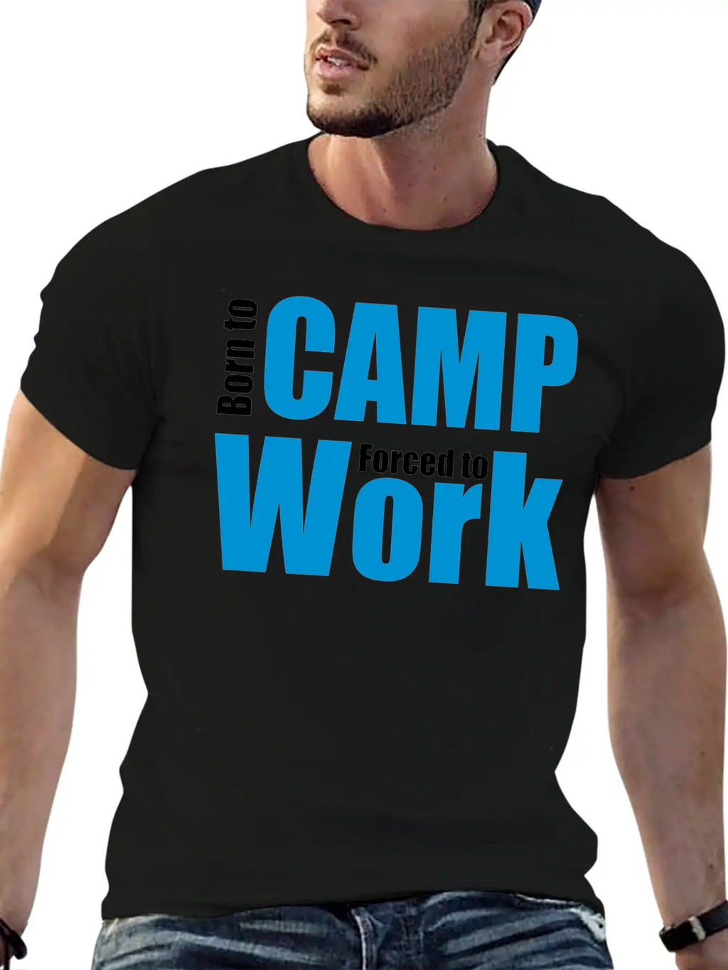 Camping Unisex Casual T-Shirt – Clean Design For Daily Comfort