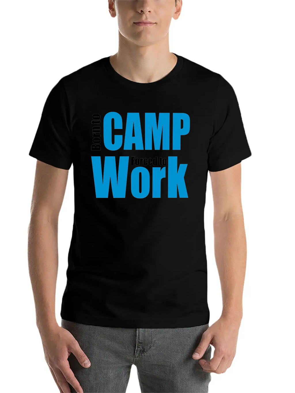 Camping Unisex Casual T-Shirt – Clean Design For Daily Comfort