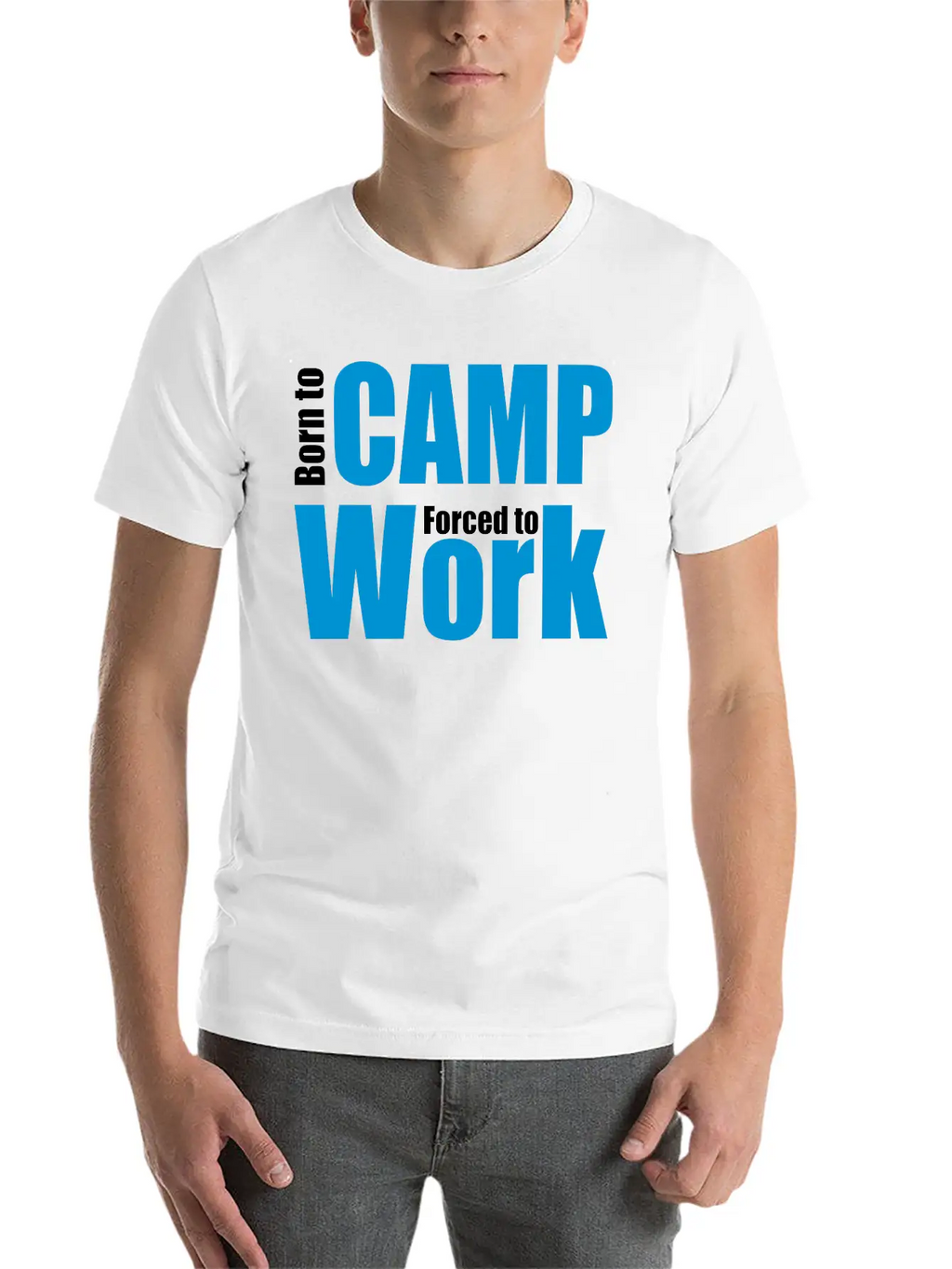 Camping Unisex Casual T-Shirt – Clean Design For Daily Comfort