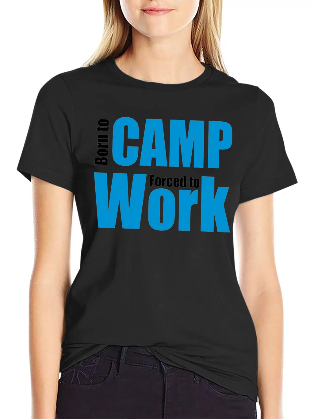 Camping Unisex Casual T-Shirt – Clean Design For Daily Comfort