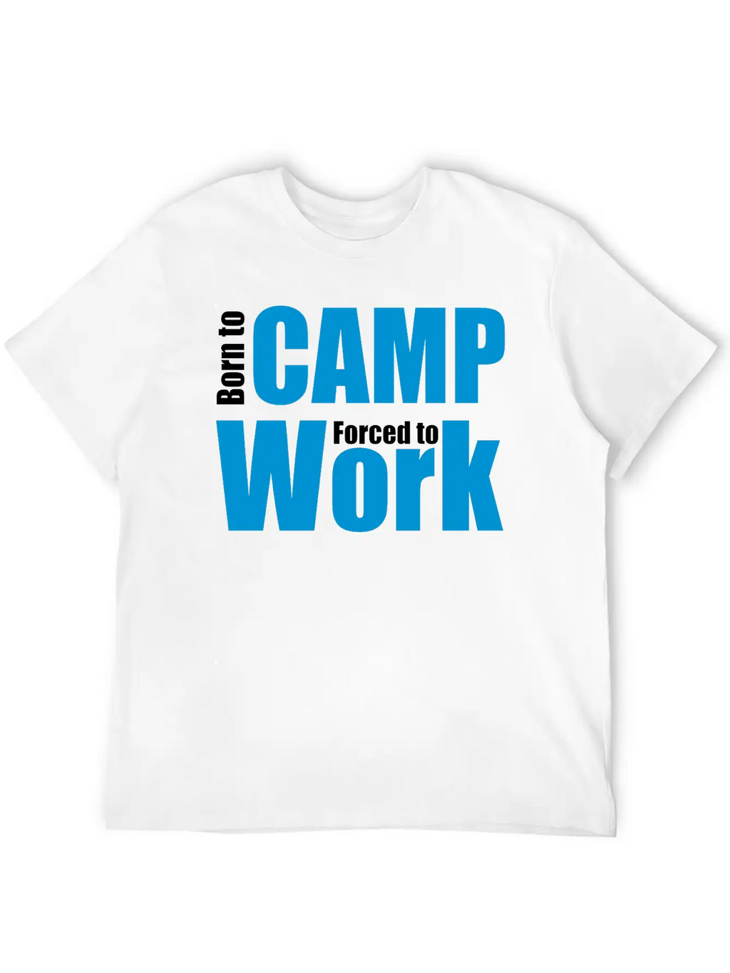 Camping Unisex Casual T-Shirt – Clean Design For Daily Comfort