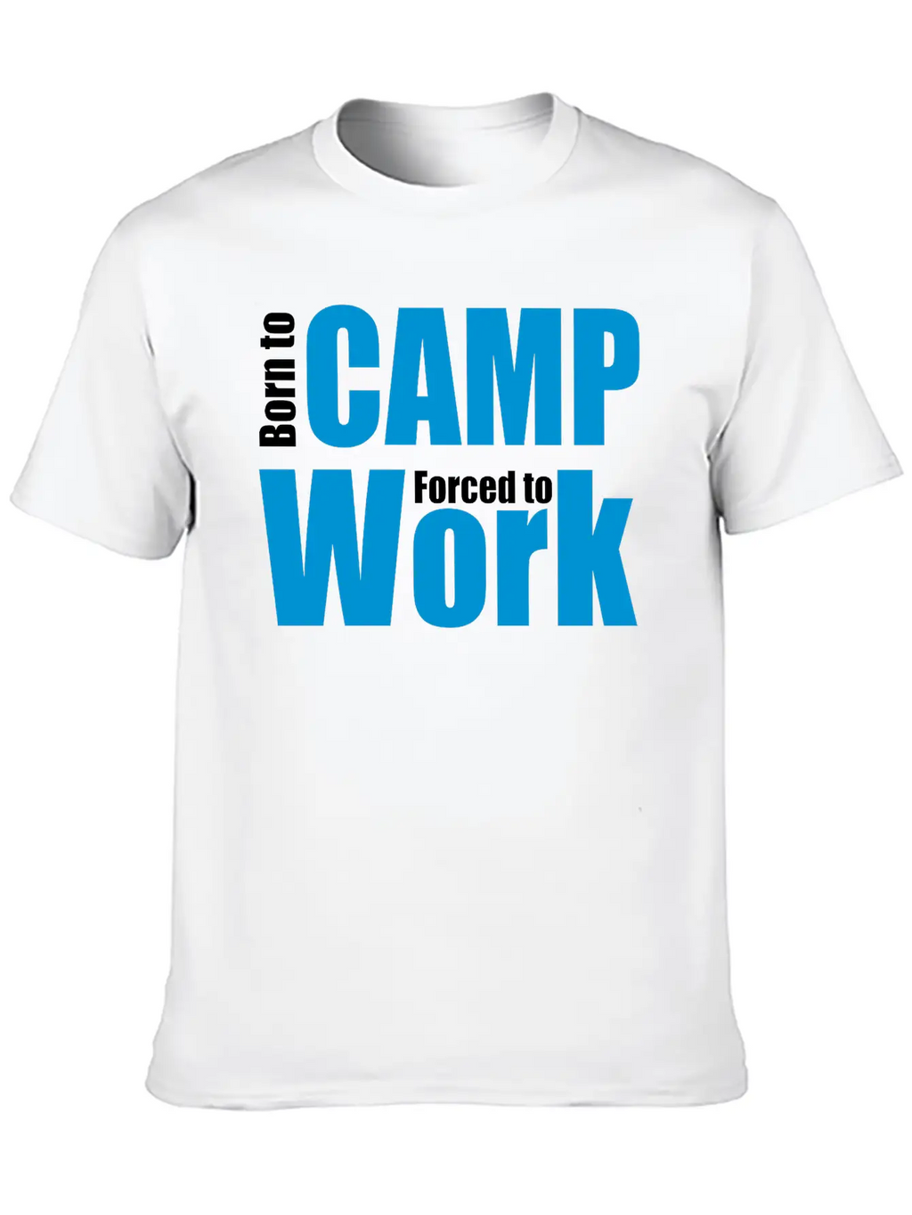 Camping Unisex Casual T-Shirt – Clean Design For Daily Comfort