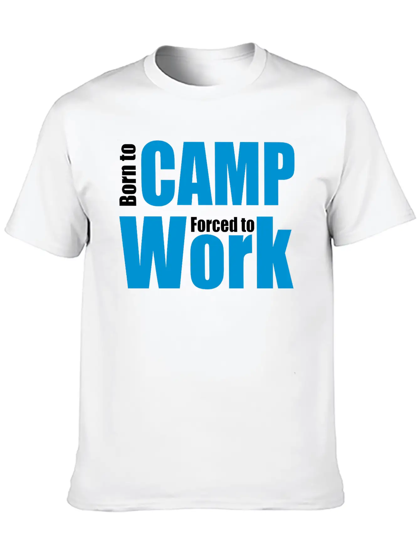 Camping Unisex Casual T-Shirt – Clean Design For Daily Comfort