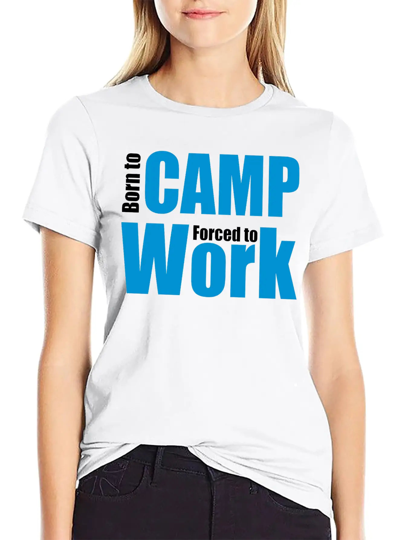 Camping Unisex Casual T-Shirt – Clean Design For Daily Comfort